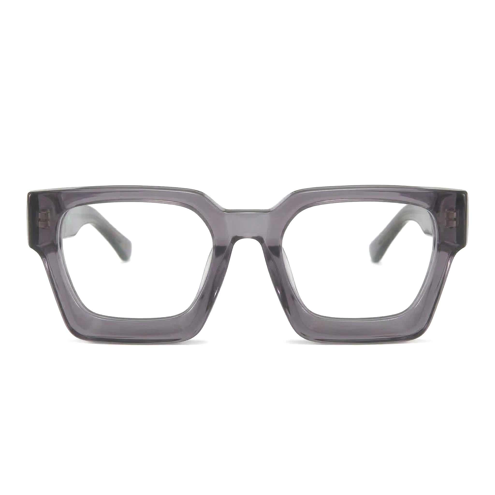 Encore Supreme glasses closeup front view in gray frames