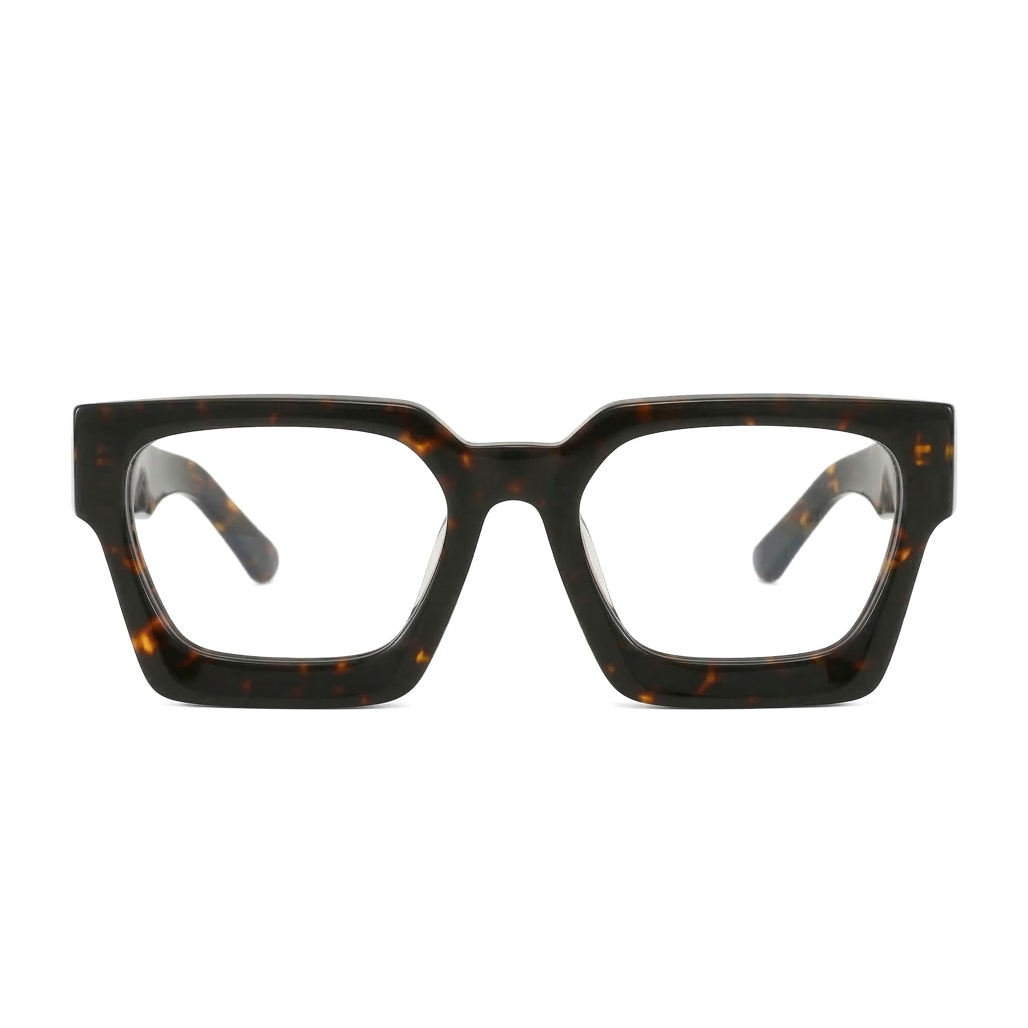 Encore Supreme glasses closeup front view in new tortie frames