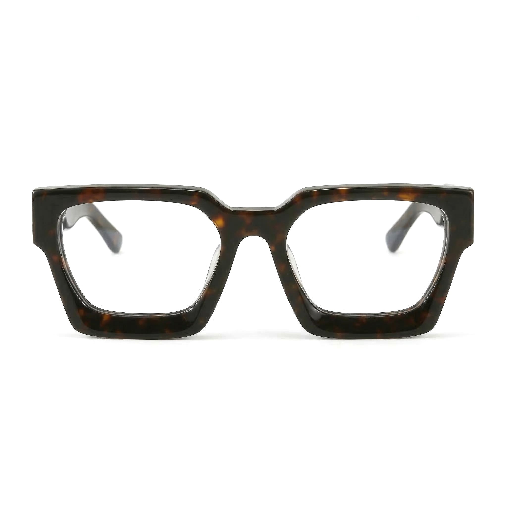 Encore Supreme glasses closeup front view in tortie frames