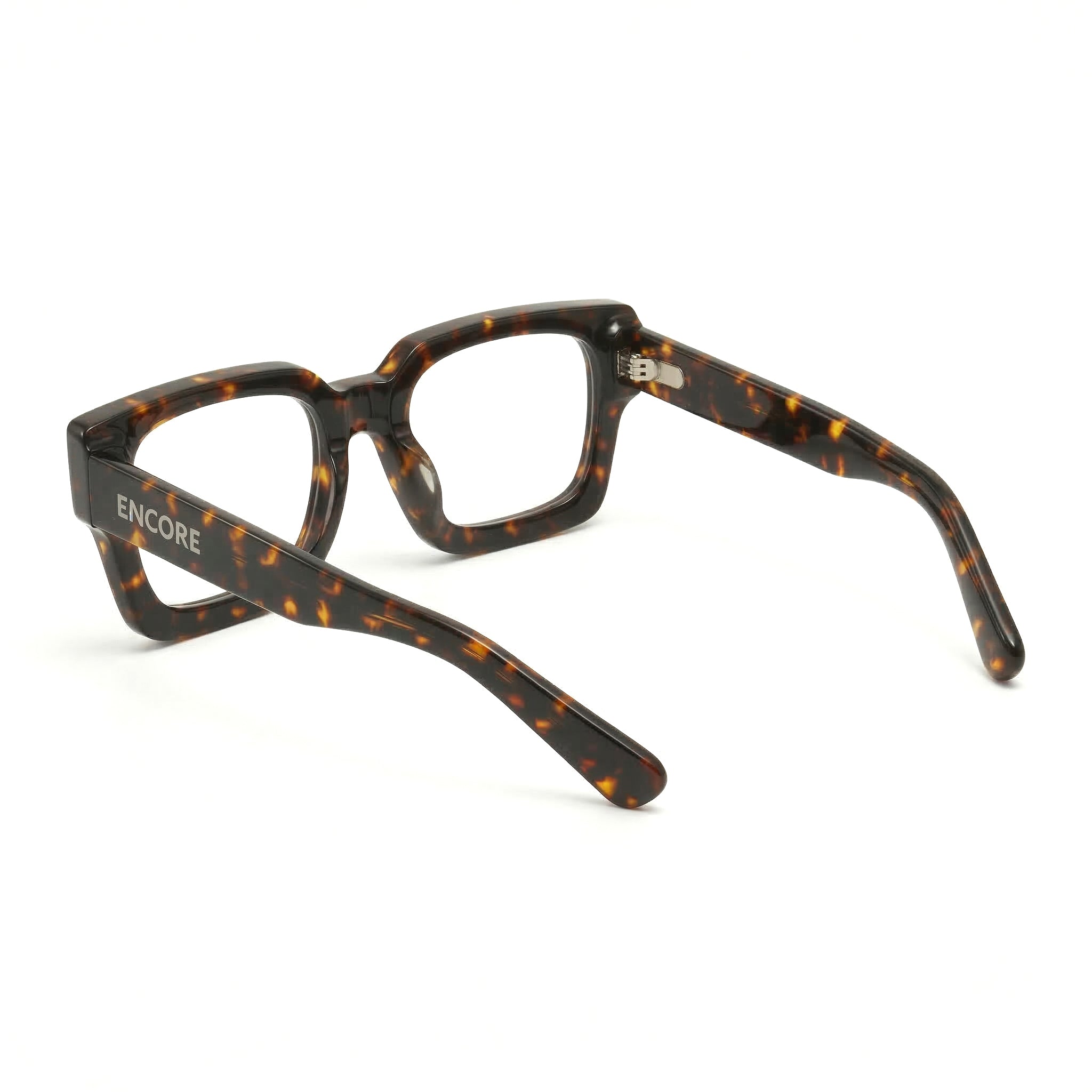 Encore Supreme glasses closeup side view in new tortie frames