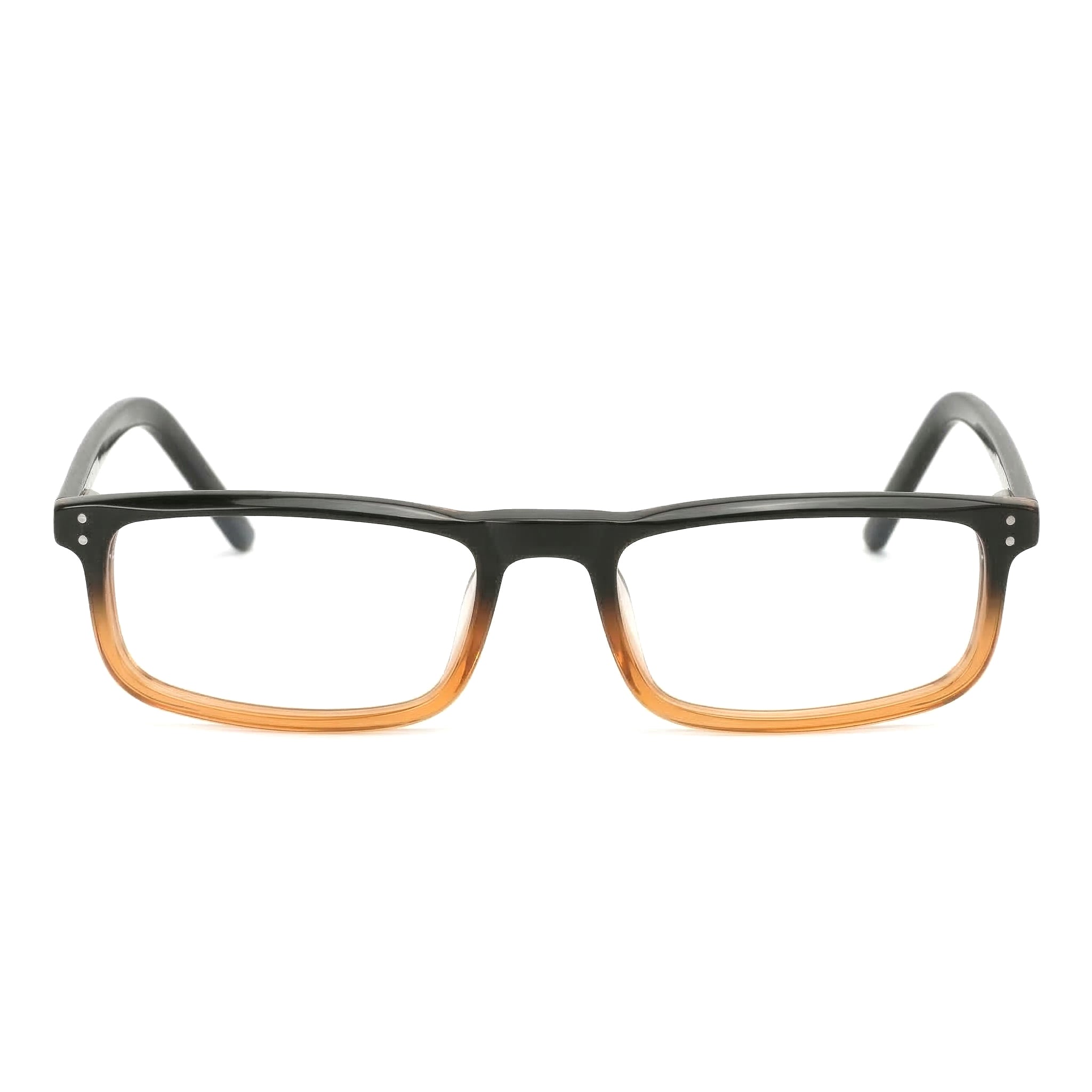 Encore Zenith glasses closeup front view in black brown frames