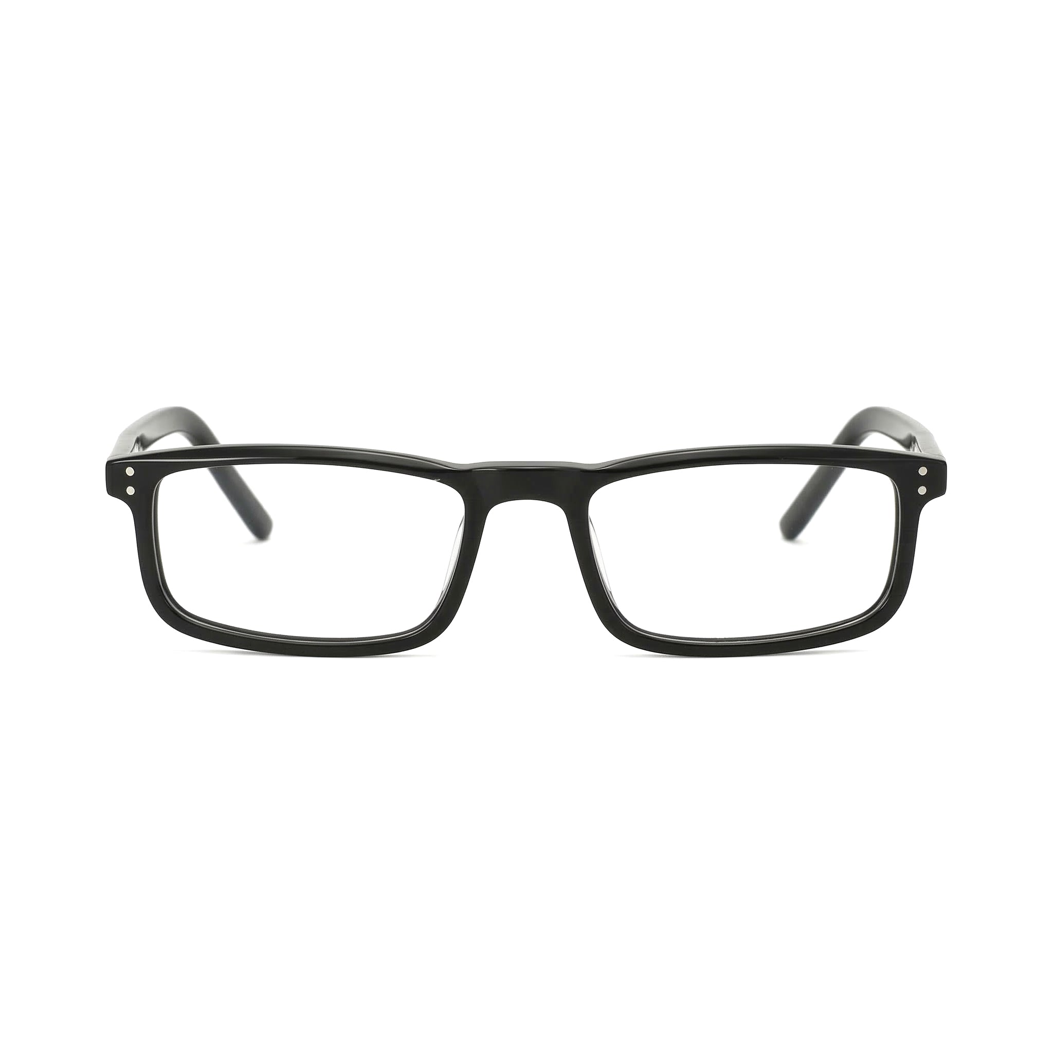 Encore Zenith glasses closeup front view in black frames